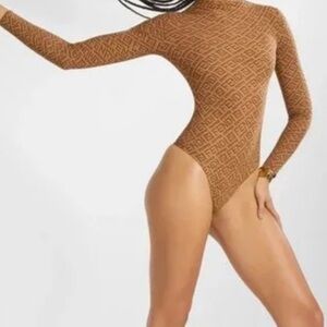 Fendi SKIMS NUDE Logo BODYSUIT